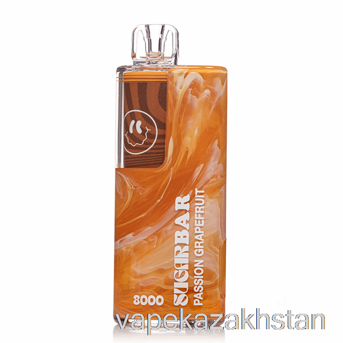 Vape Smoke Sugar Bar SB8000 0% Zero Nicotine Disposable Passion Grapefruit
